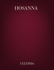 Hosanna SATB choral sheet music cover Thumbnail